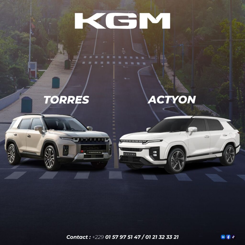 KG Mobility vous propose des véhicules neuf